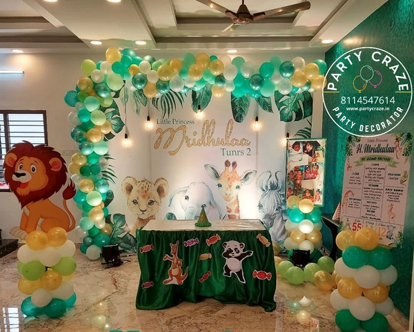 Jungle Theme  Kids Birthday Decor 80