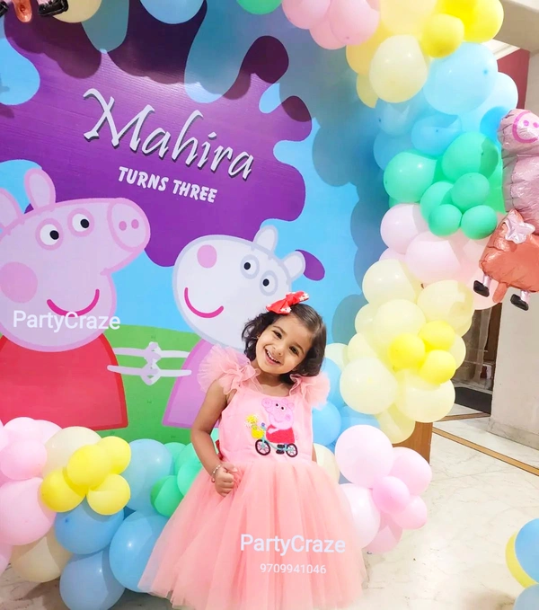 Peppa Pig Theme  Kids Birthday Decor 123