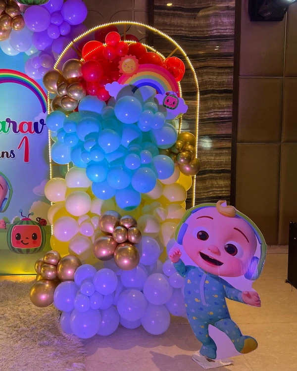 Cocomelon Theme  Kids Birthday Decor 113
