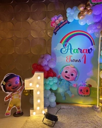 Cocomelon Theme  Kids Birthday Decor 113