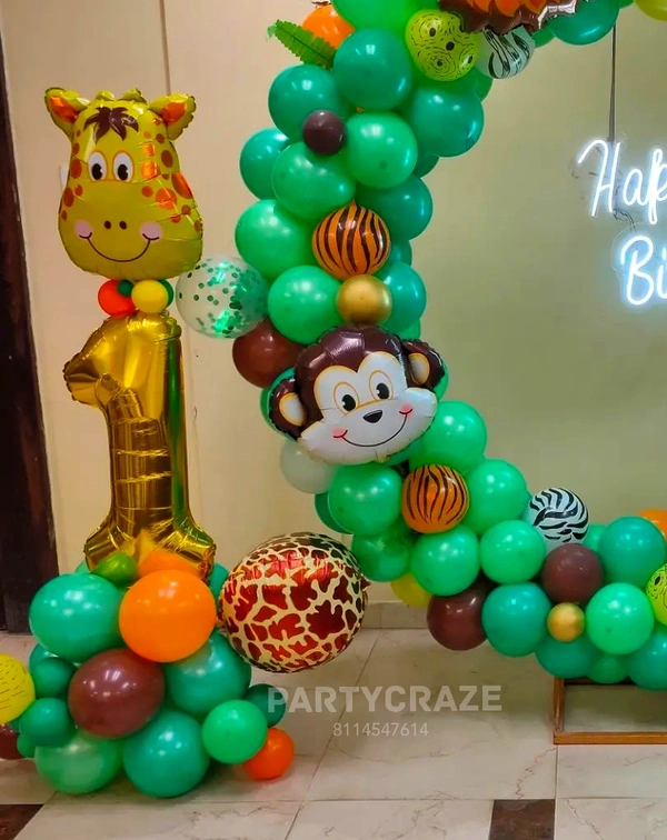 Jungle Theme Kids Birthday Decor 107