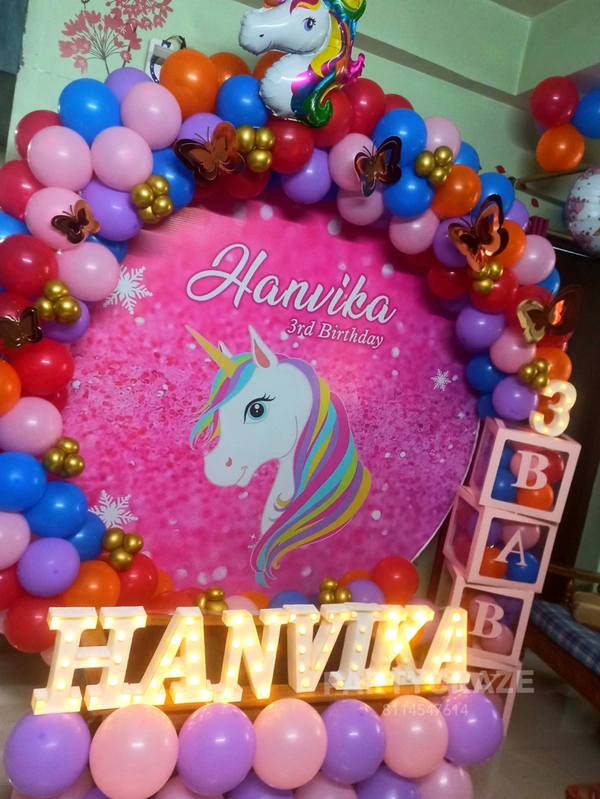 Unicorn Theme Kids Birthday Decor 51