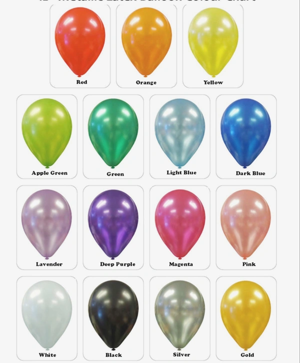 Metallic Balloon Decor