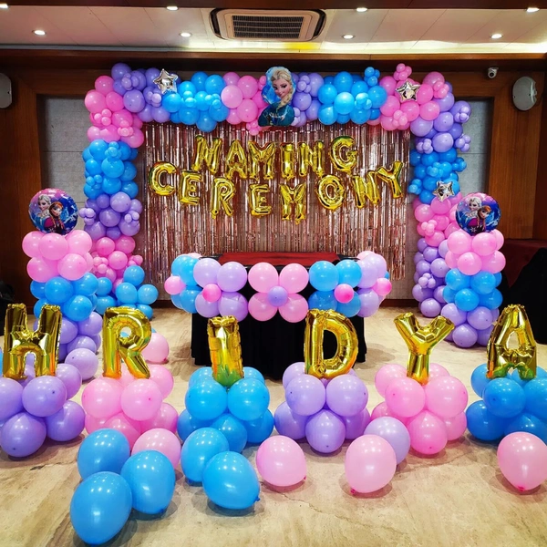 Metallic Balloon Decor