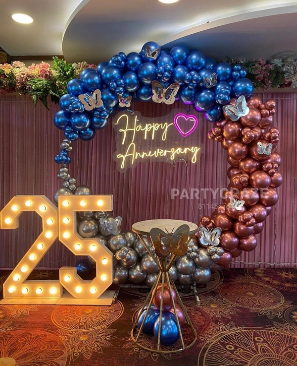 Chrome Balloon Decor 