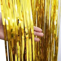 Curtains Foil For Backdrop 