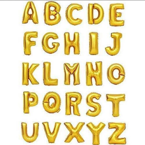 Alphabet Letters Foil