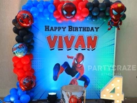 Spiderman Theme  Kids Birthday Decor 154