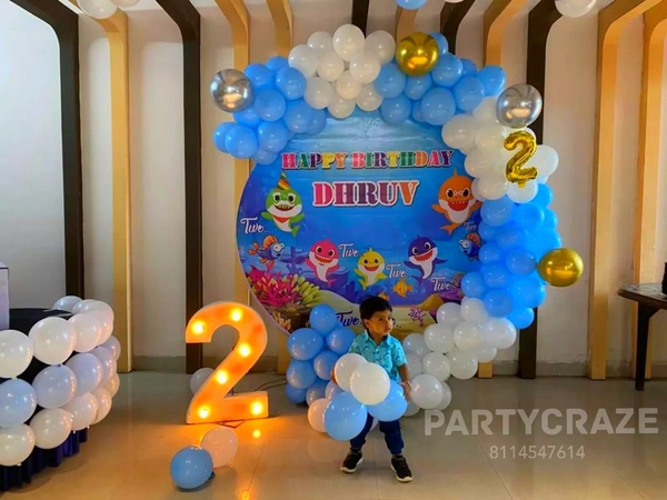 Baby Shark Theme  Kids Birthday Decor 157