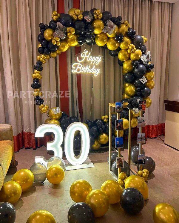 Balloon Decoration In Patna | Adults Birthday Decor 87