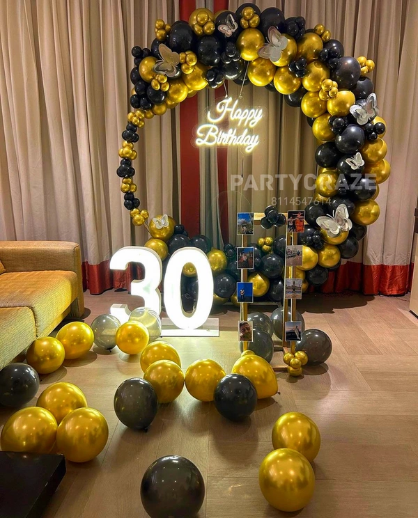 Balloon Decoration In Patna | Adults Birthday Decor 87