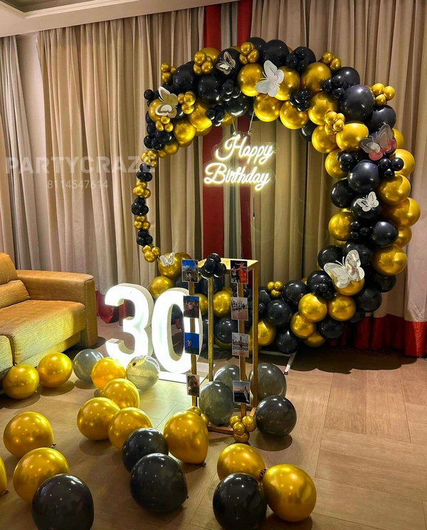 Balloon Decoration In Patna | Adults Birthday Decor 87