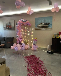 Baby Girl Welcome Decoration At Home In Patna