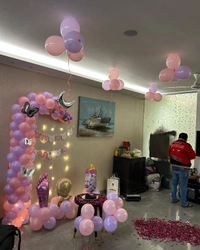 Baby Girl Welcome Decoration At Home In Patna