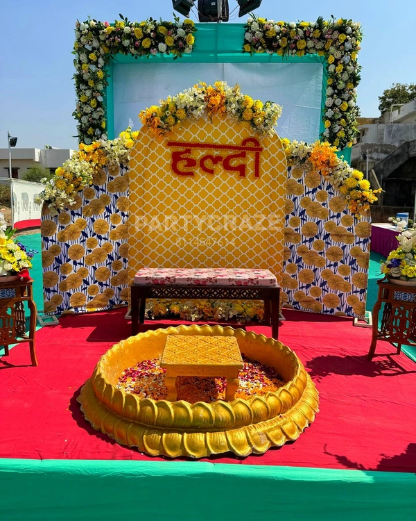 Haldi Mehndi Decoration In Patna Bihar 
