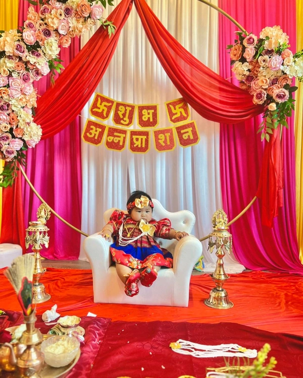 Annaprashan Ceremony Decor 20