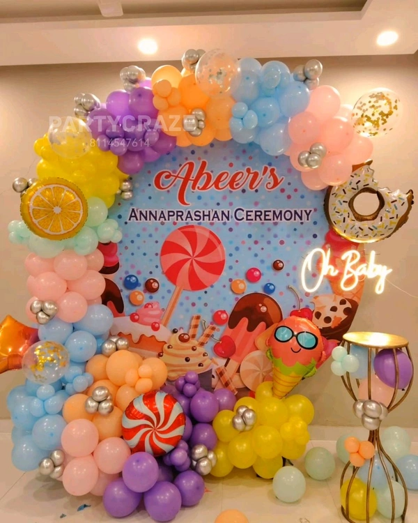 Annaprashan Ceremony Decor 25