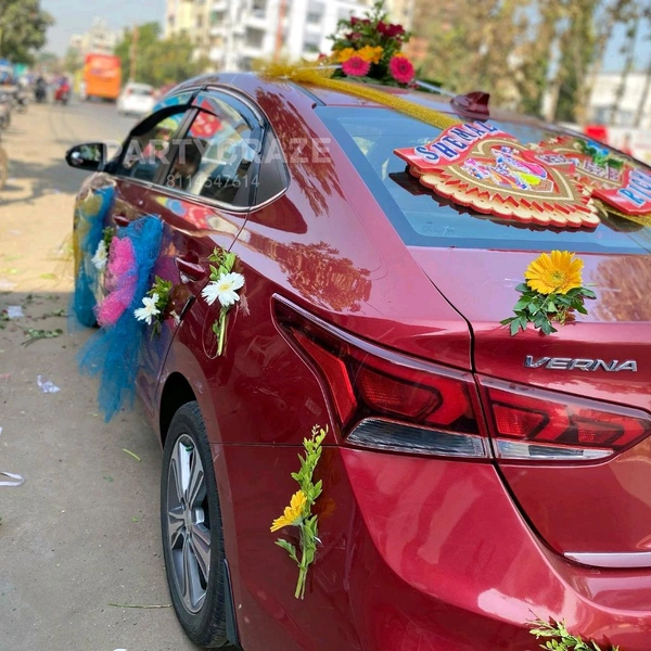 Wedding Car decor 3