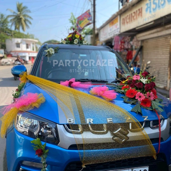 Wedding Car decor 4