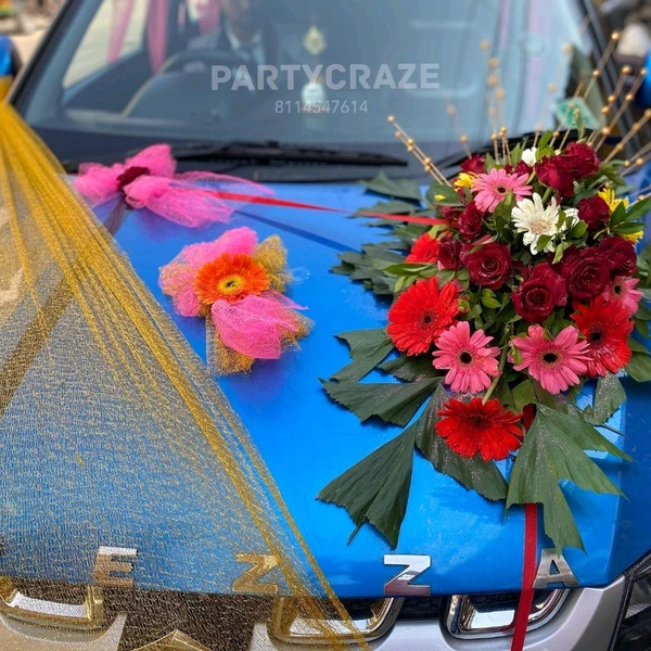 Wedding Car decor 4