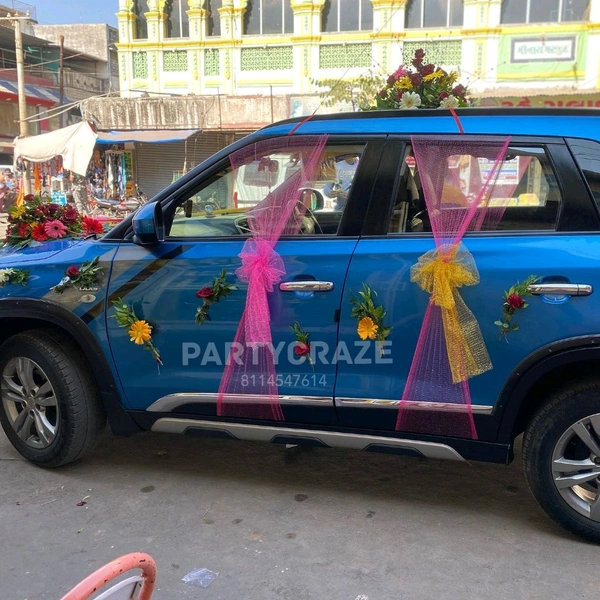 Wedding Car decor 4