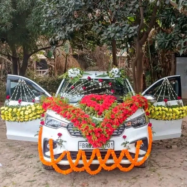 Wedding Car decor 5