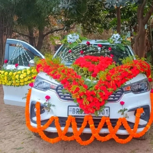 Wedding Car decor 5