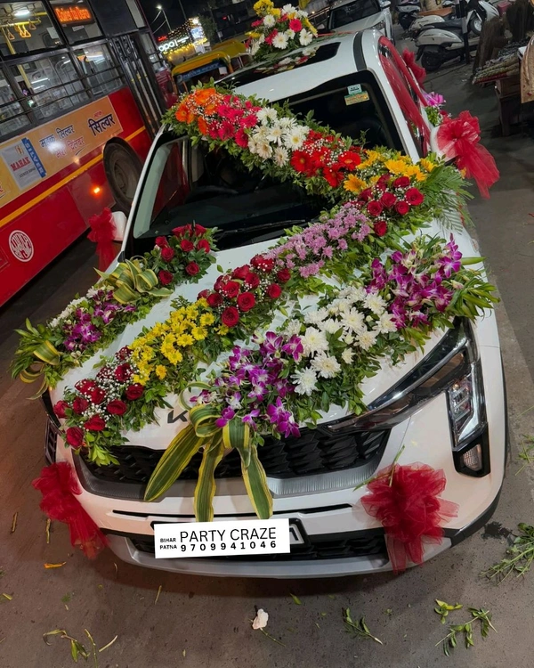 Wedding Car decor 7