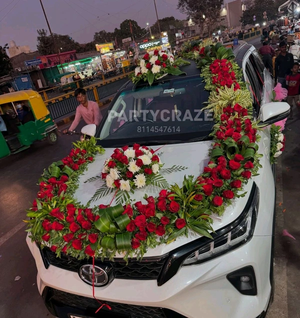 Wedding Car decor 7