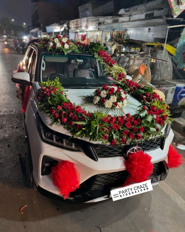 Wedding Car decor 7