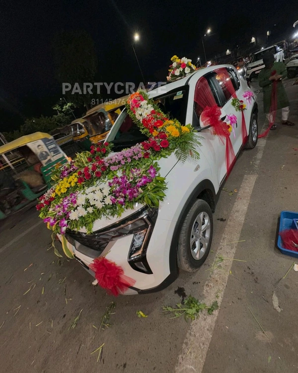 Wedding Car decor 7