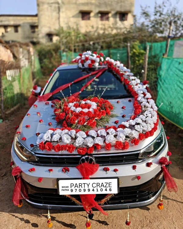 Wedding Car decor 9