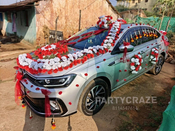 Wedding Car decor 9