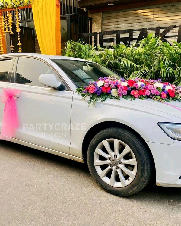 Wedding Car Decor 13