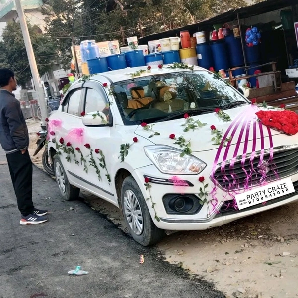 Wedding Car Decor 17