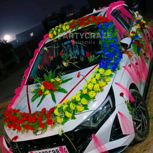 Wedding Car Decor 29