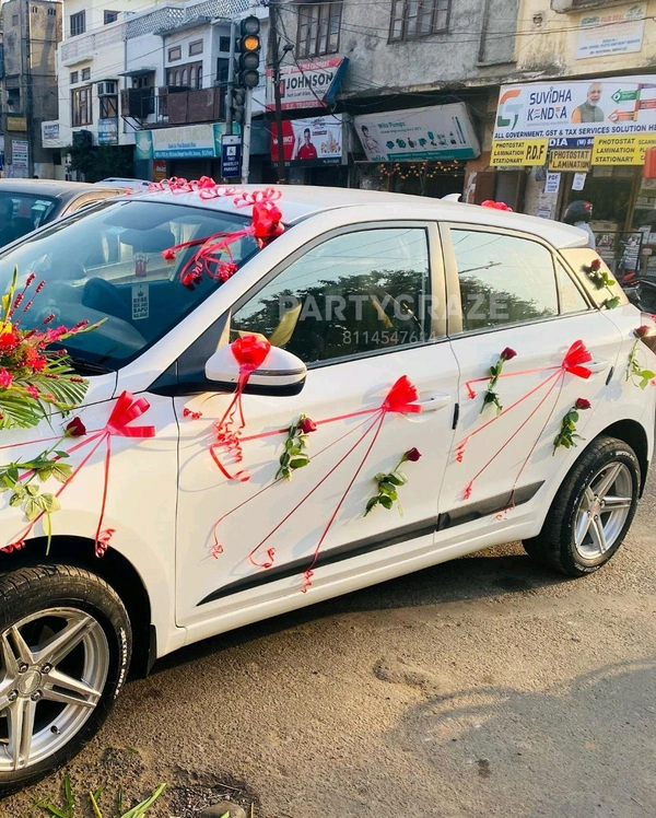 Wedding Car Decor 36
