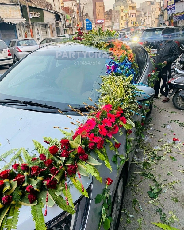 Wedding Car Decor 39