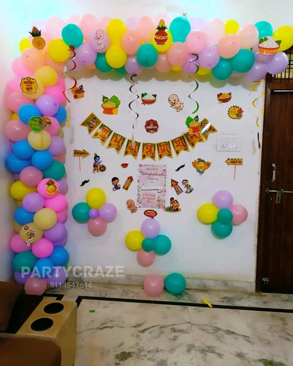 Annaprashan Ceremony Decor 28