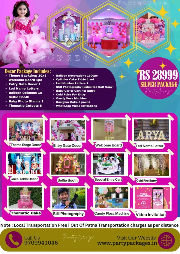 Birthday Party Packages 2