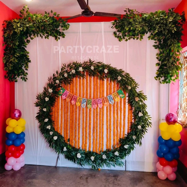 Annaprashan Ceremony Decor 37