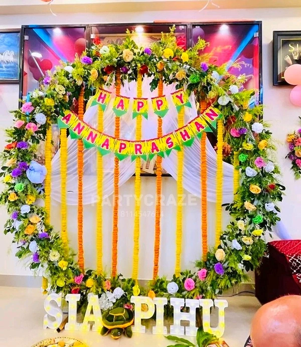 Annaprashan Ceremony Decor 39