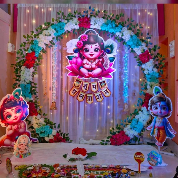 Annaprashan Ceremony Decor 42