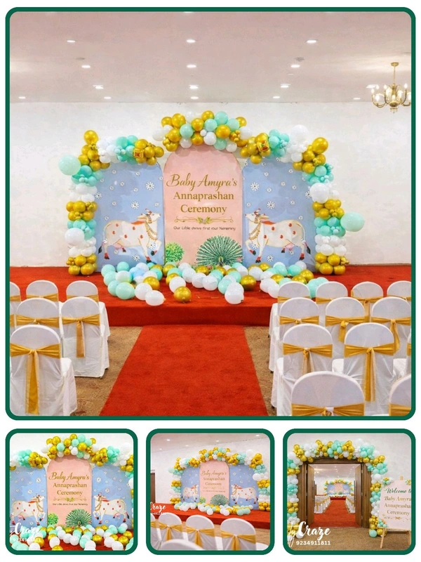 Annaprashan Ceremony Decor 17