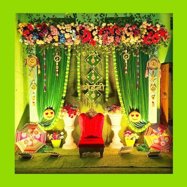 Mehndi Ceremony Decor