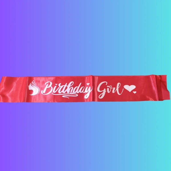 Birthday Girl Sash | Birthday Celebration 