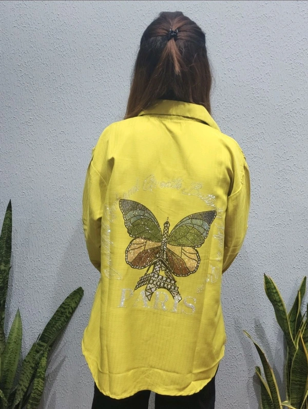 SKU 1507 Beautiful Butterfly Shirt - Free Size M TO XXL, Rio Grande