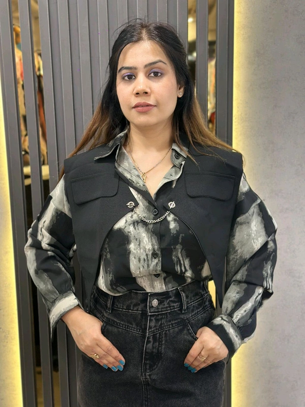 Modern Edge: Statement Blouse & Vest