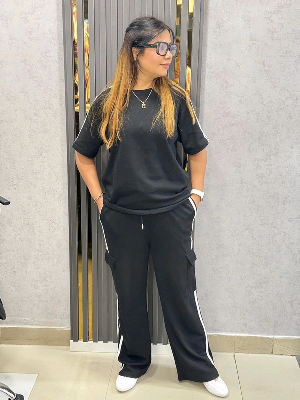 SKU  1824 Beautiful Jogging Cords - Black, Free Size M TO XL