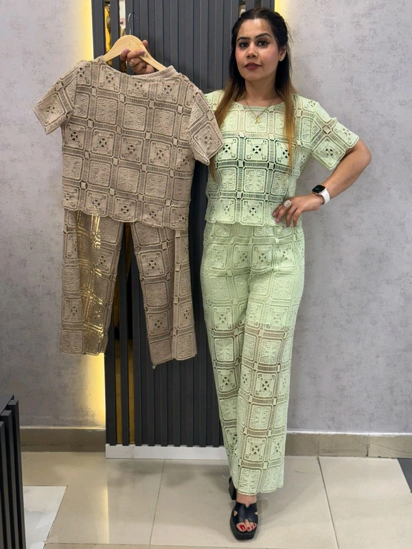 SKU 1712 Imported Cordset - Bone, Free Size M TO XL